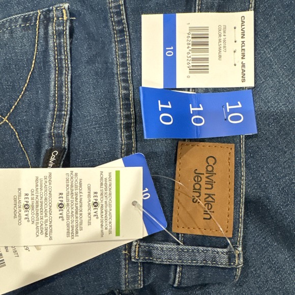 Calvin Klein Women's Reprieve High Rise Skinny Jeans Size 10 Stretchy Mom Jean - Picture 8 of 14